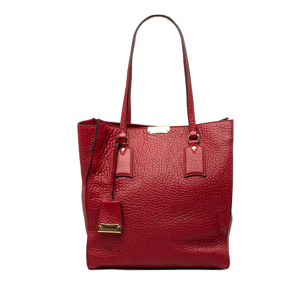 Burberry Grained Calfskin Heritage Woodbury Tote