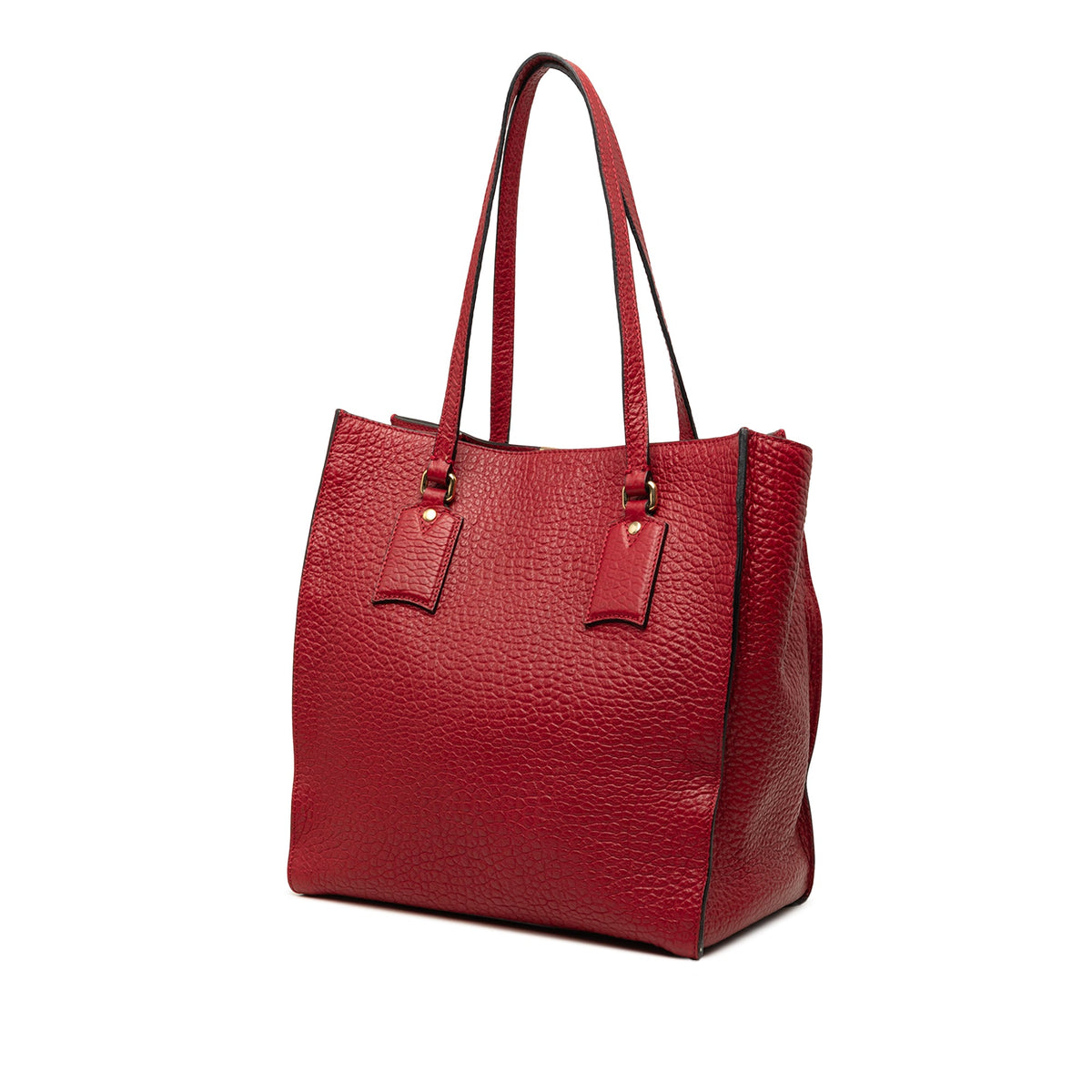 Burberry Grained Calfskin Heritage Woodbury Tote
