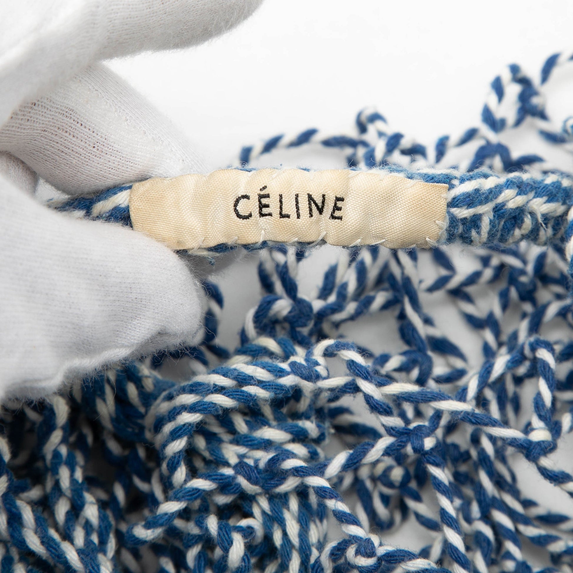 Celine Woven Mesh Cabas Net