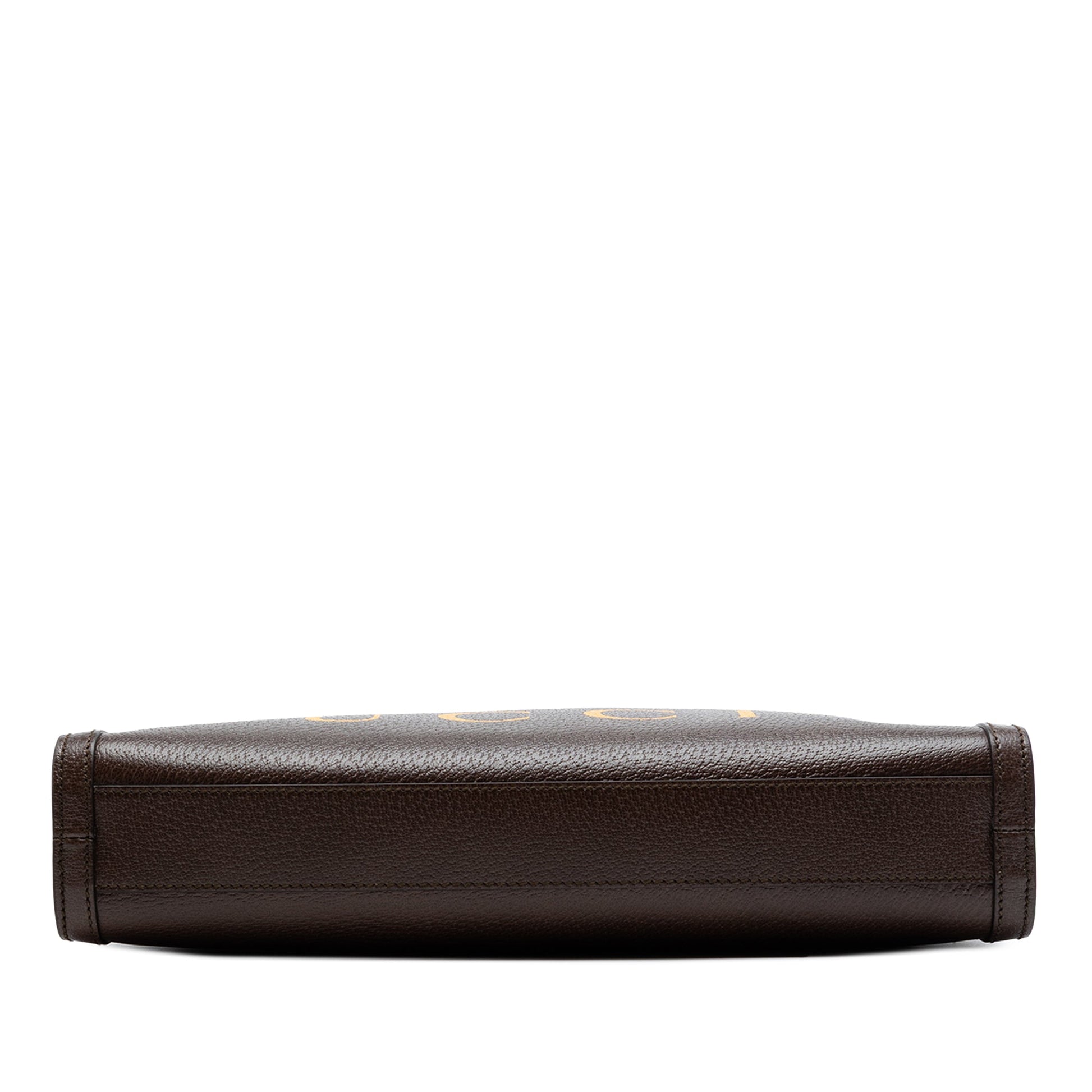 Gucci 100th Anniversary Textured Calfskin Logo Convertible Tote