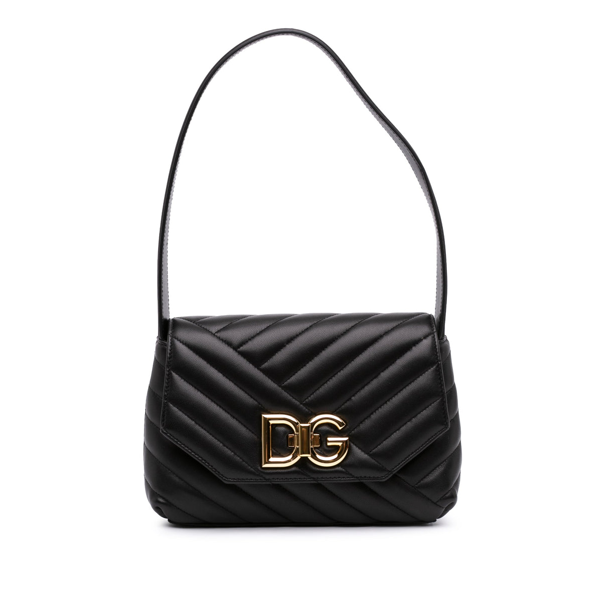 Dolce & Gabbana Small Quilted Lambskin Lop Shoulder Bag