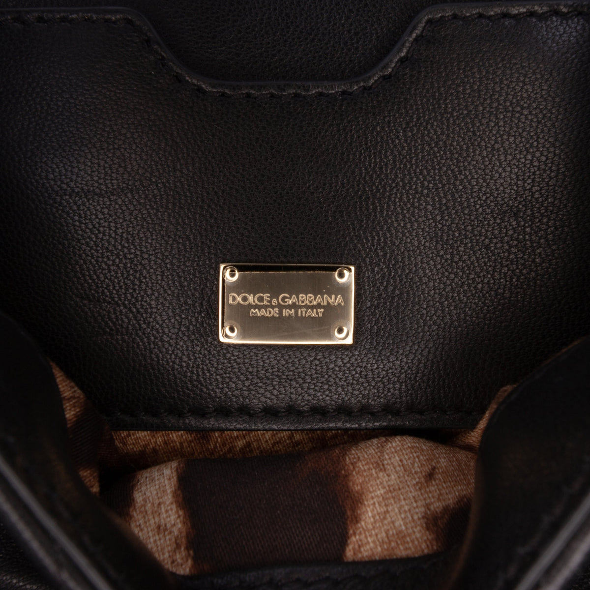 Dolce & Gabbana Small Quilted Lambskin Lop Shoulder Bag