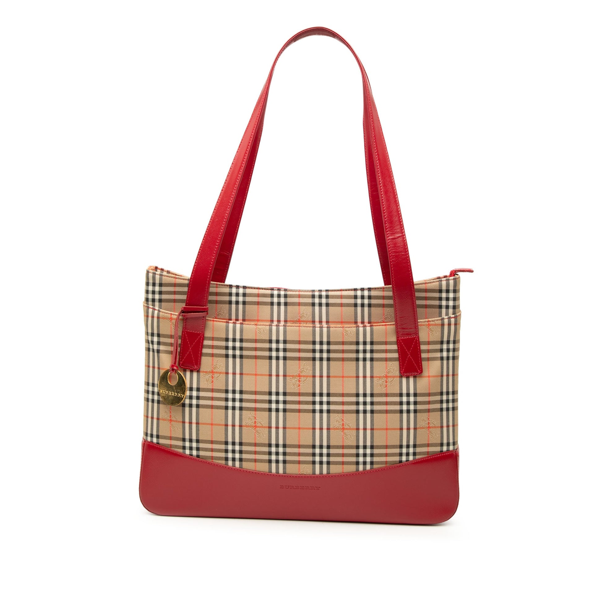 Burberry Haymarket Check Canvas Tote