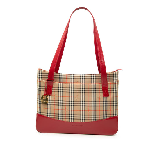 Burberry Haymarket Check Canvas Tote