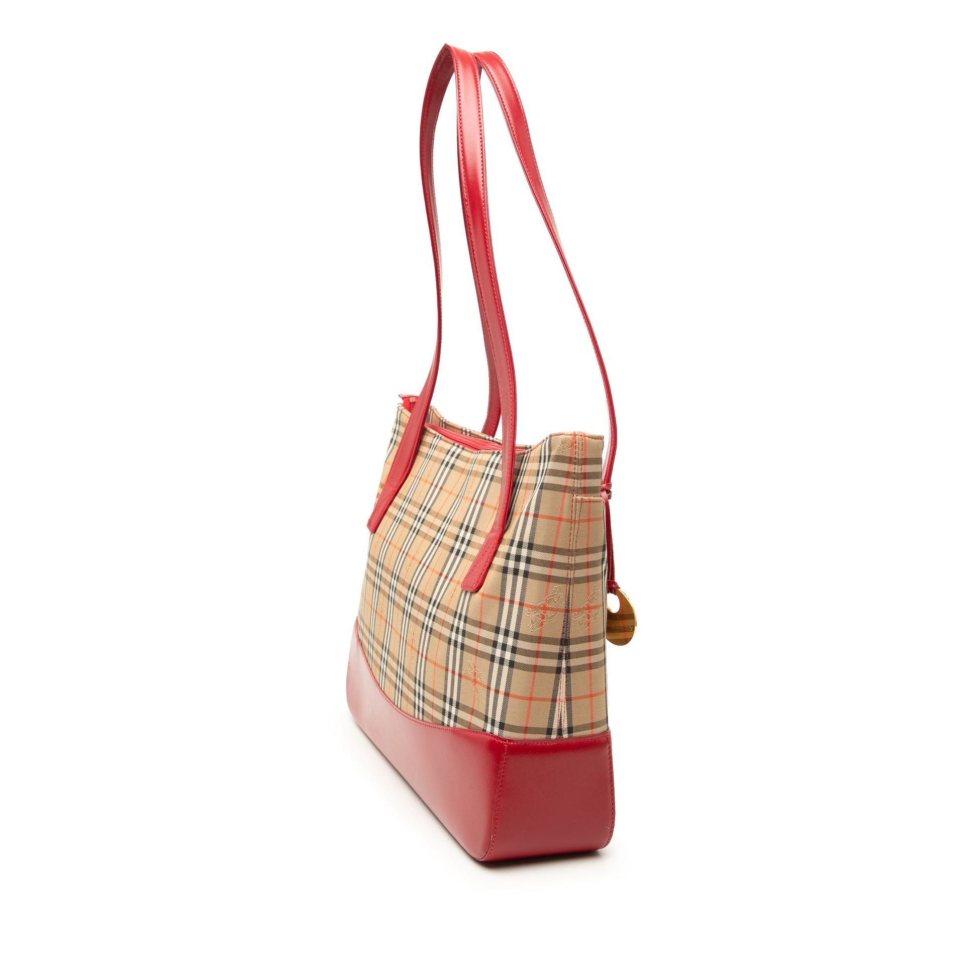 Burberry Haymarket Check Canvas Tote