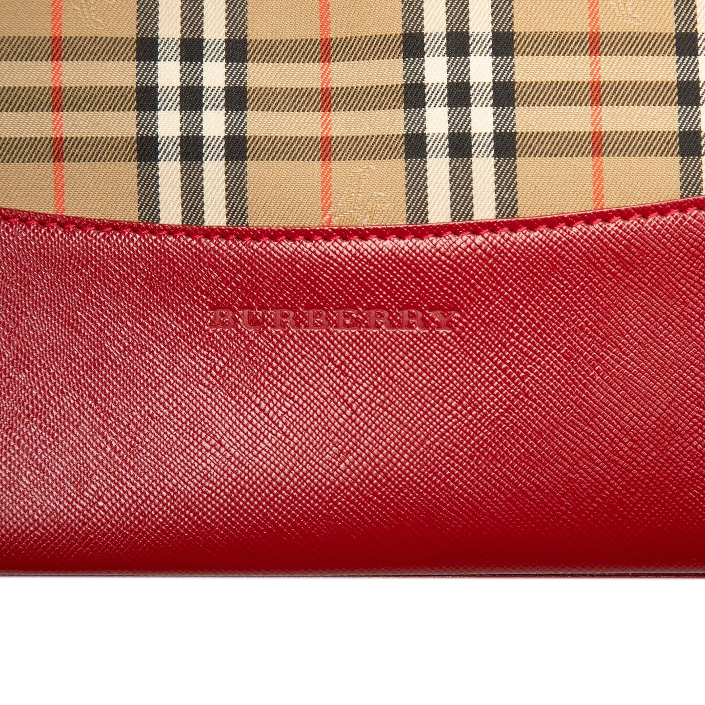 Burberry Haymarket Check Canvas Tote