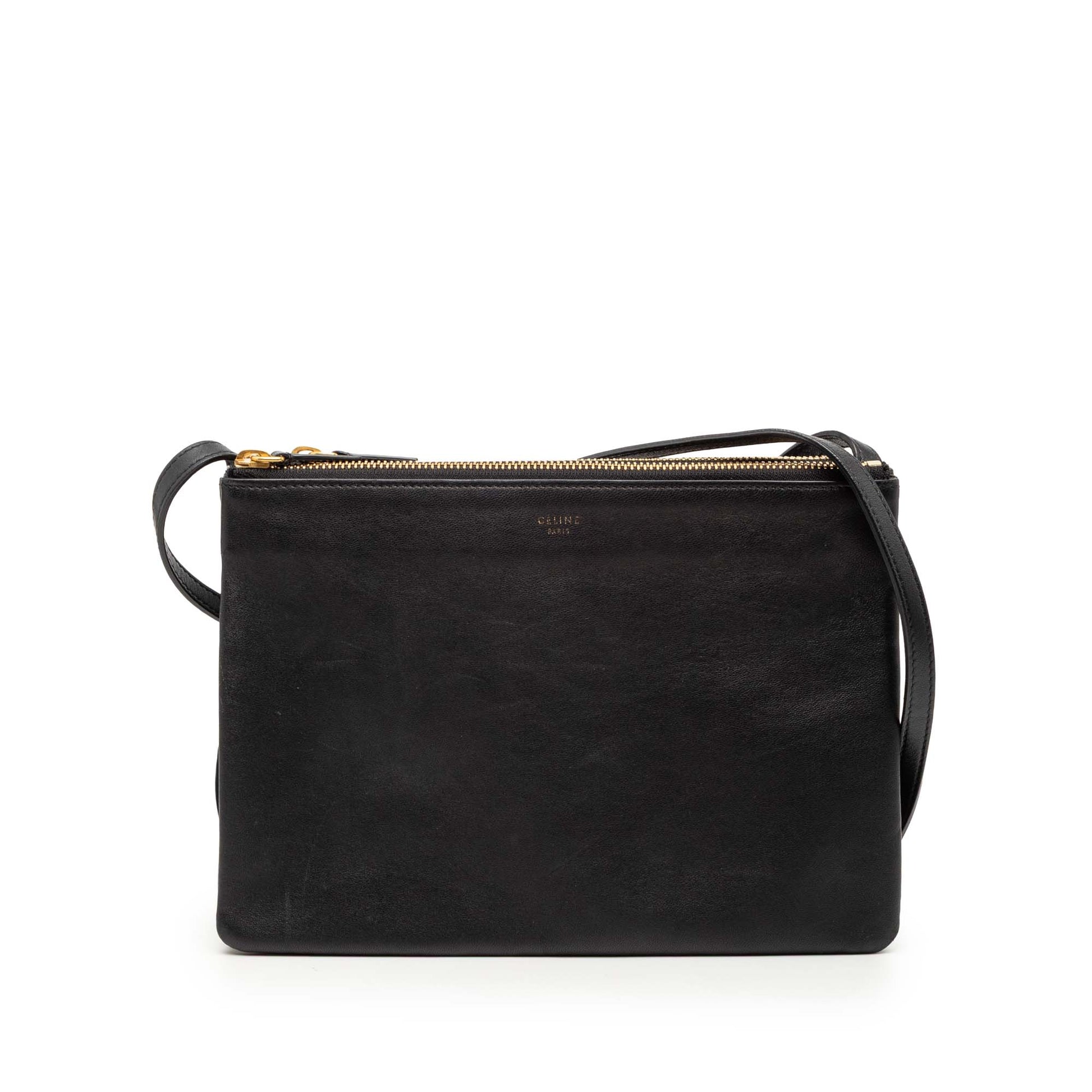 Celine Large Lambskin Trio Crossbody