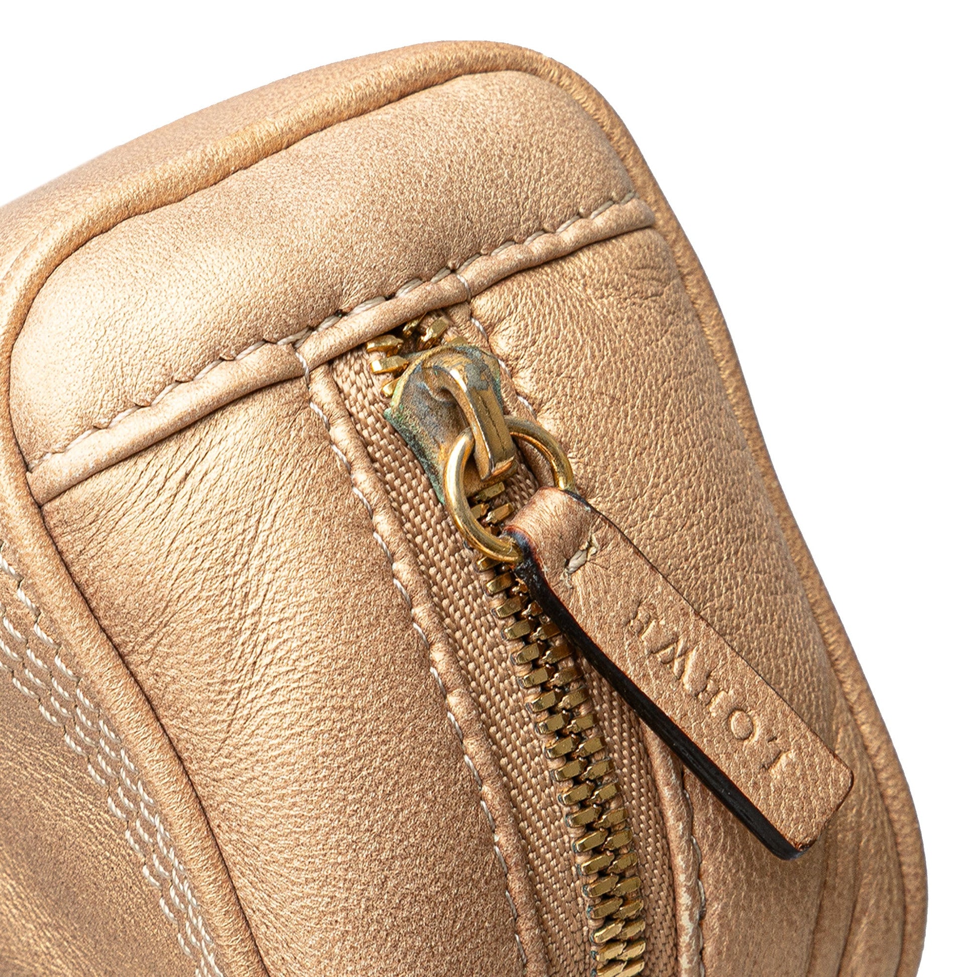 LOEWE Micro Metallic Leather Amazona Satchel