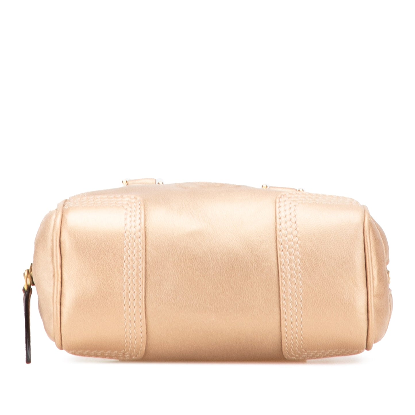 LOEWE Micro Metallic Leather Amazona Satchel