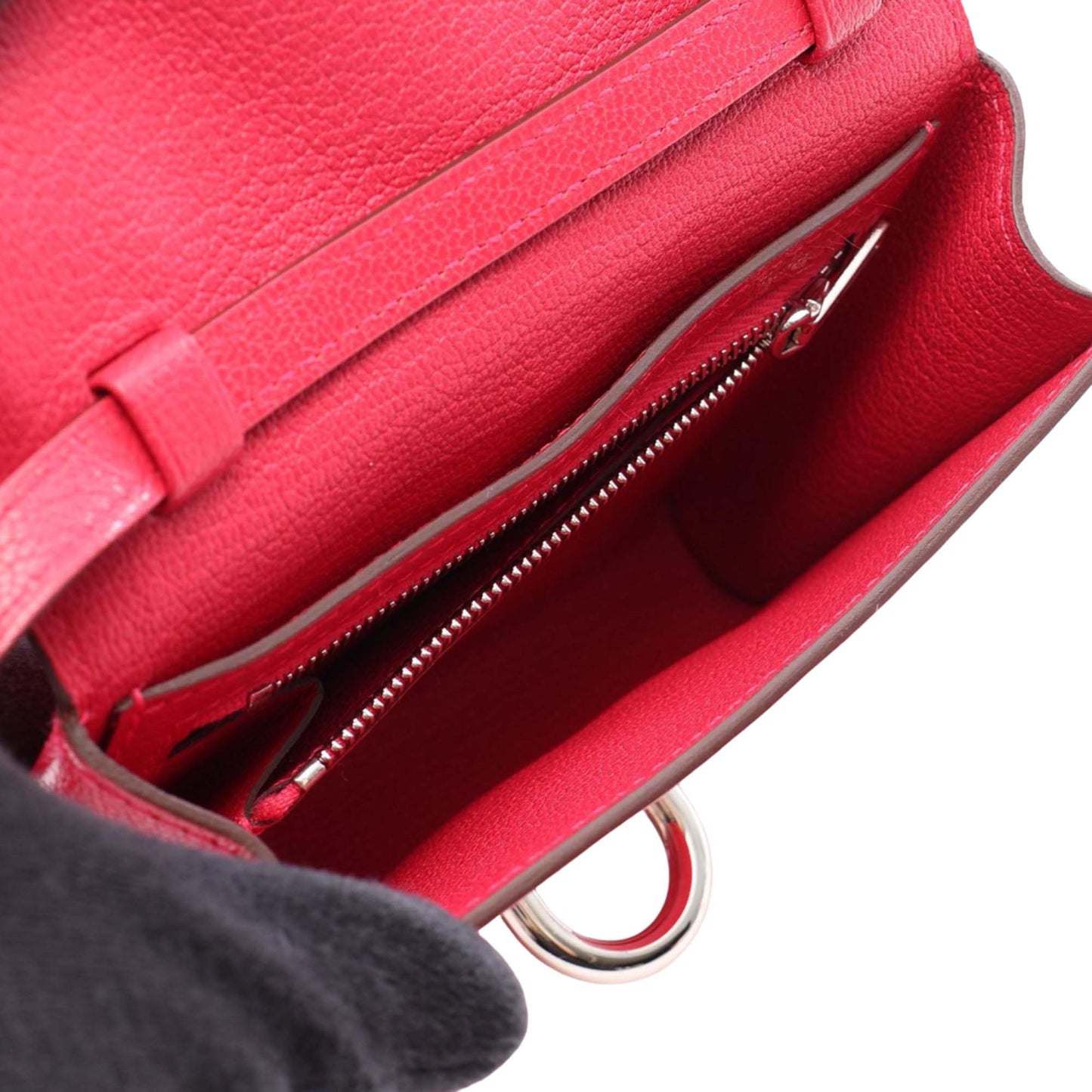 Hermès Chevre MysoreChaine d'Ancre Compact Wallet