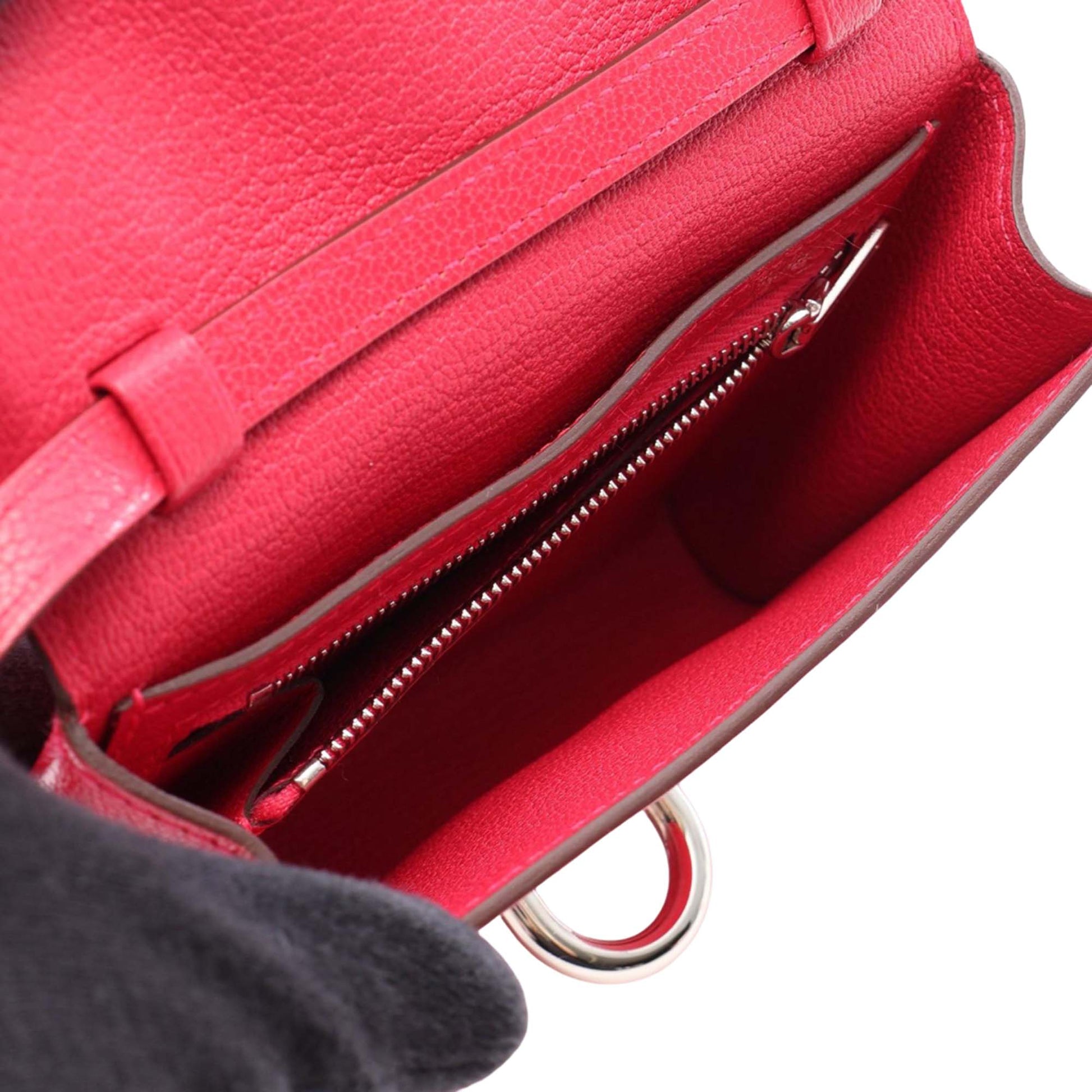 Hermès Chevre MysoreChaine d'Ancre Compact Wallet