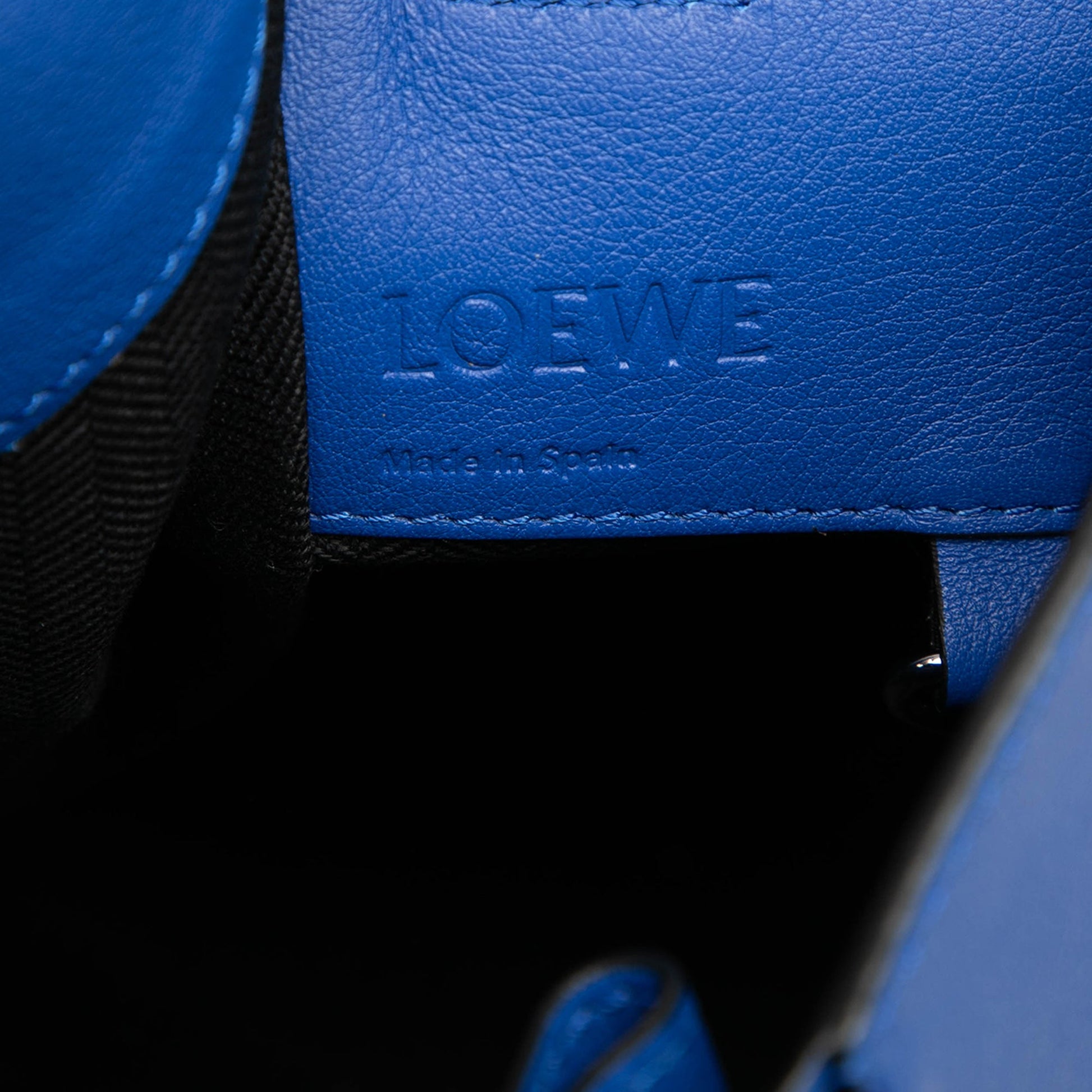 LOEWE Small Bicolor Calfskin Can't Take It Hammock Bag