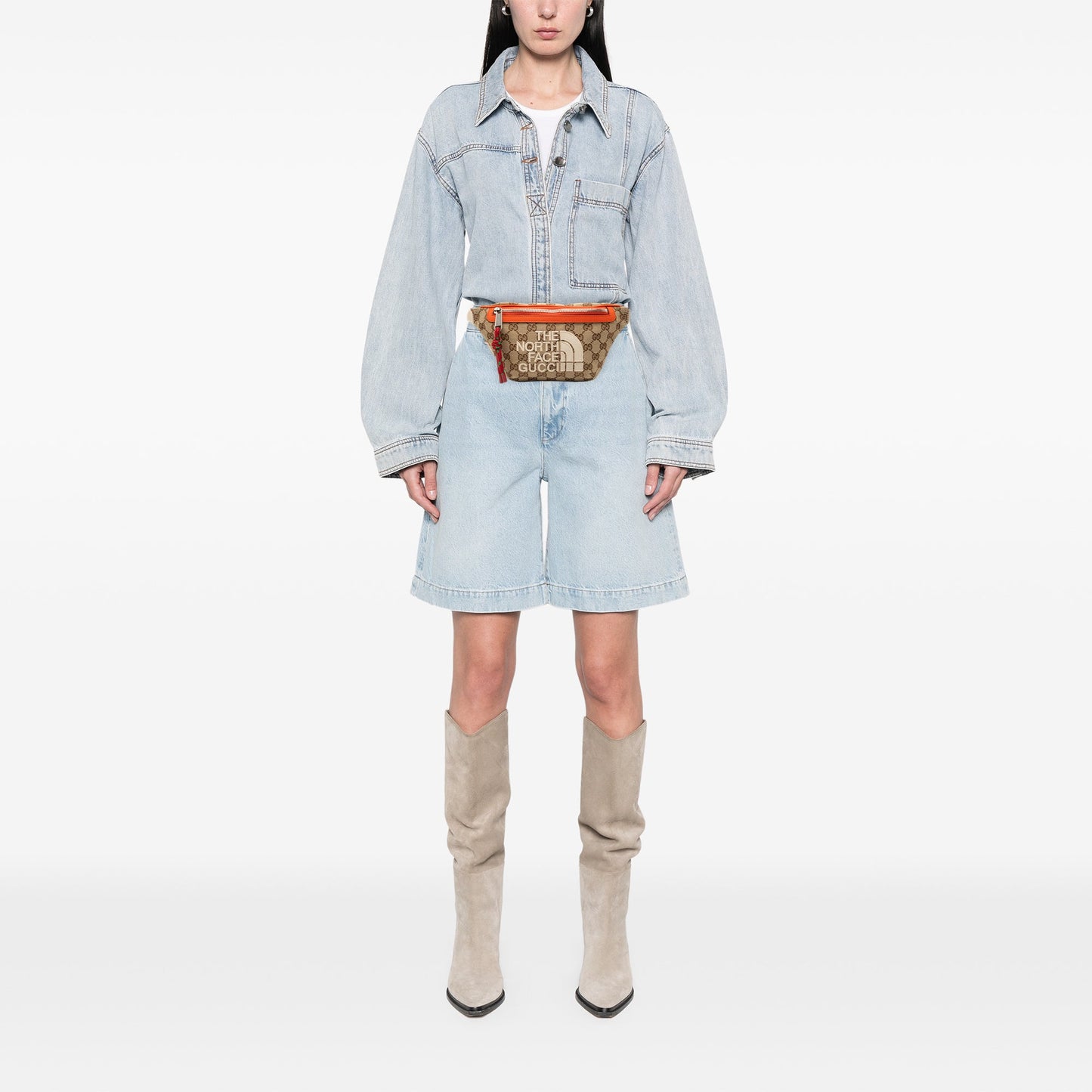 Gucci The North Face GG Canvas Belt Bag
