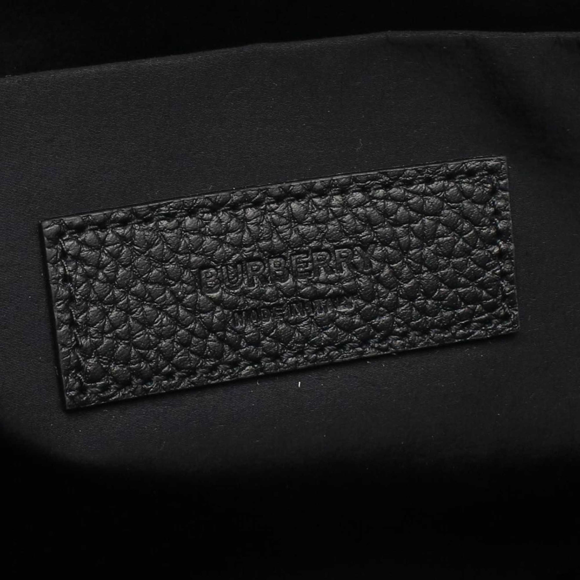 Burberry Nylon Checked Satchel