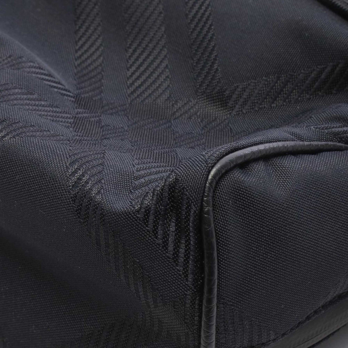 Burberry Nylon Checked Satchel