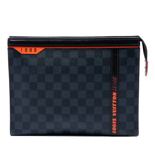 Louis Vuitton Damier Cobalt Race Pochette Voyage MM