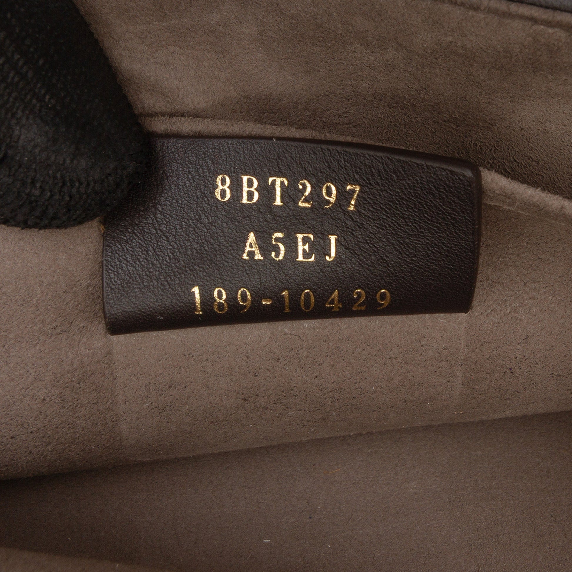 Fendi Zucca Shearling Double F Baguette Satchel
