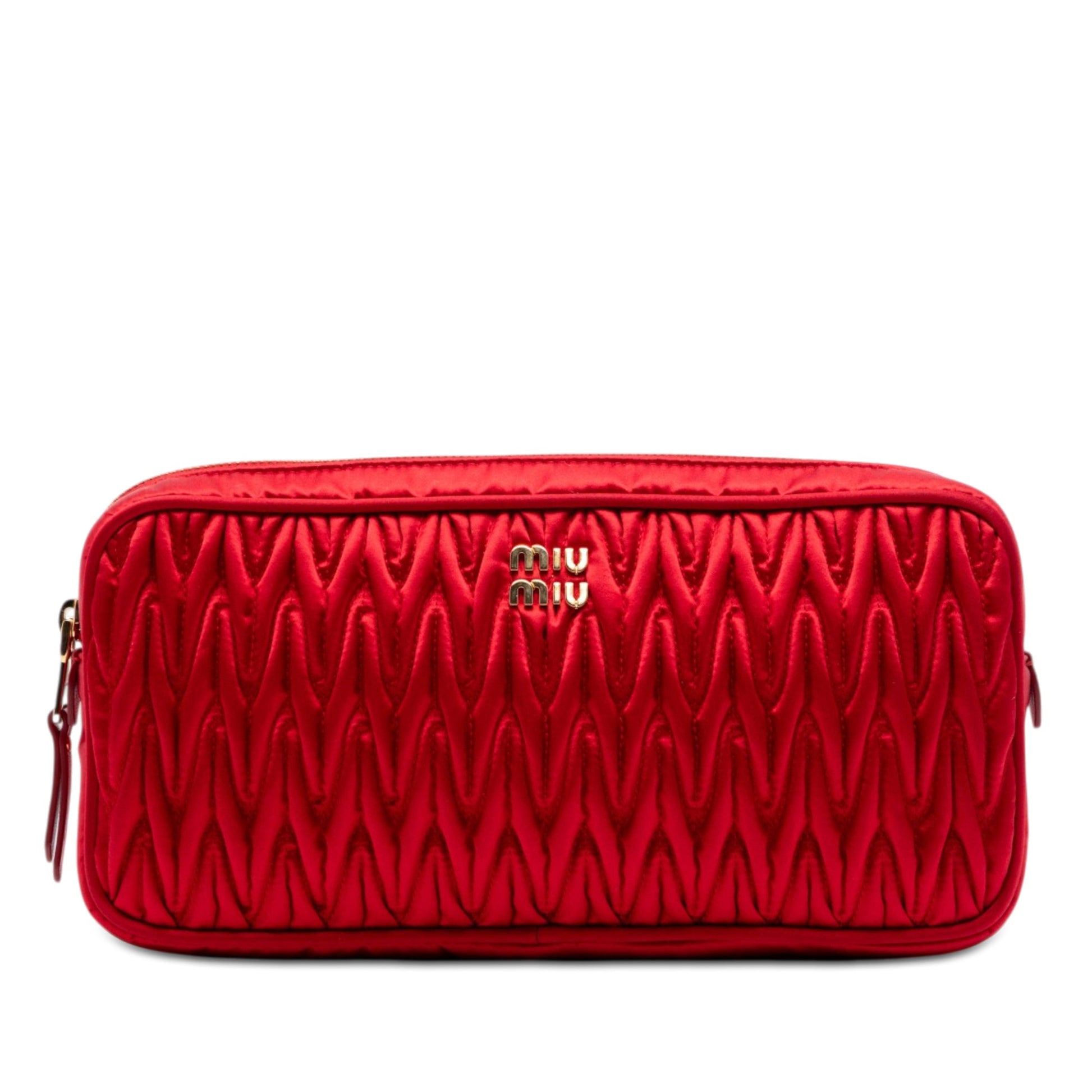 Miu Miu Nappa Matelasse Clutch