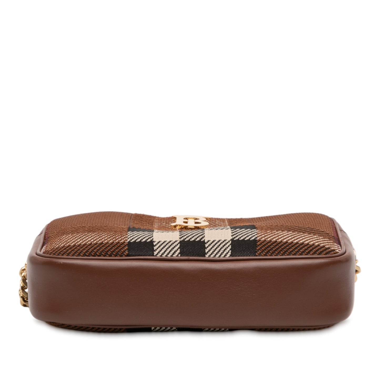Burberry Small Knitted Check Lola Camera Bag