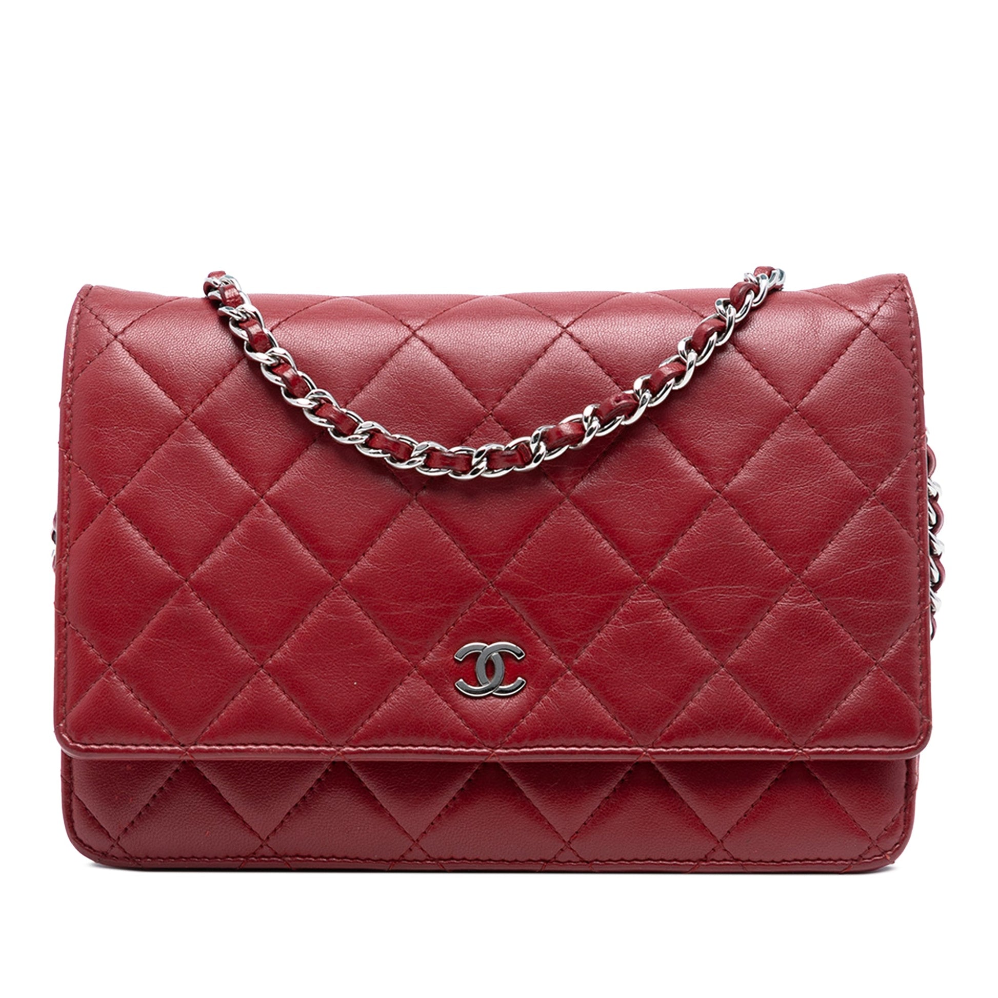 Chanel CC Quilted Lambskin Wallet on Chain