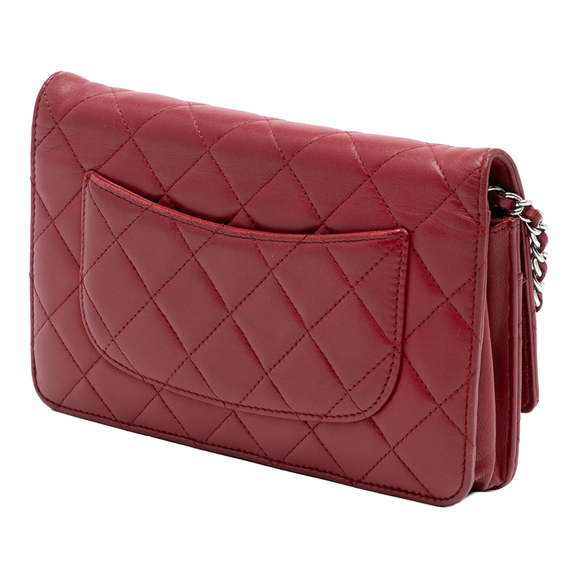 Chanel CC Quilted Lambskin Wallet on Chain