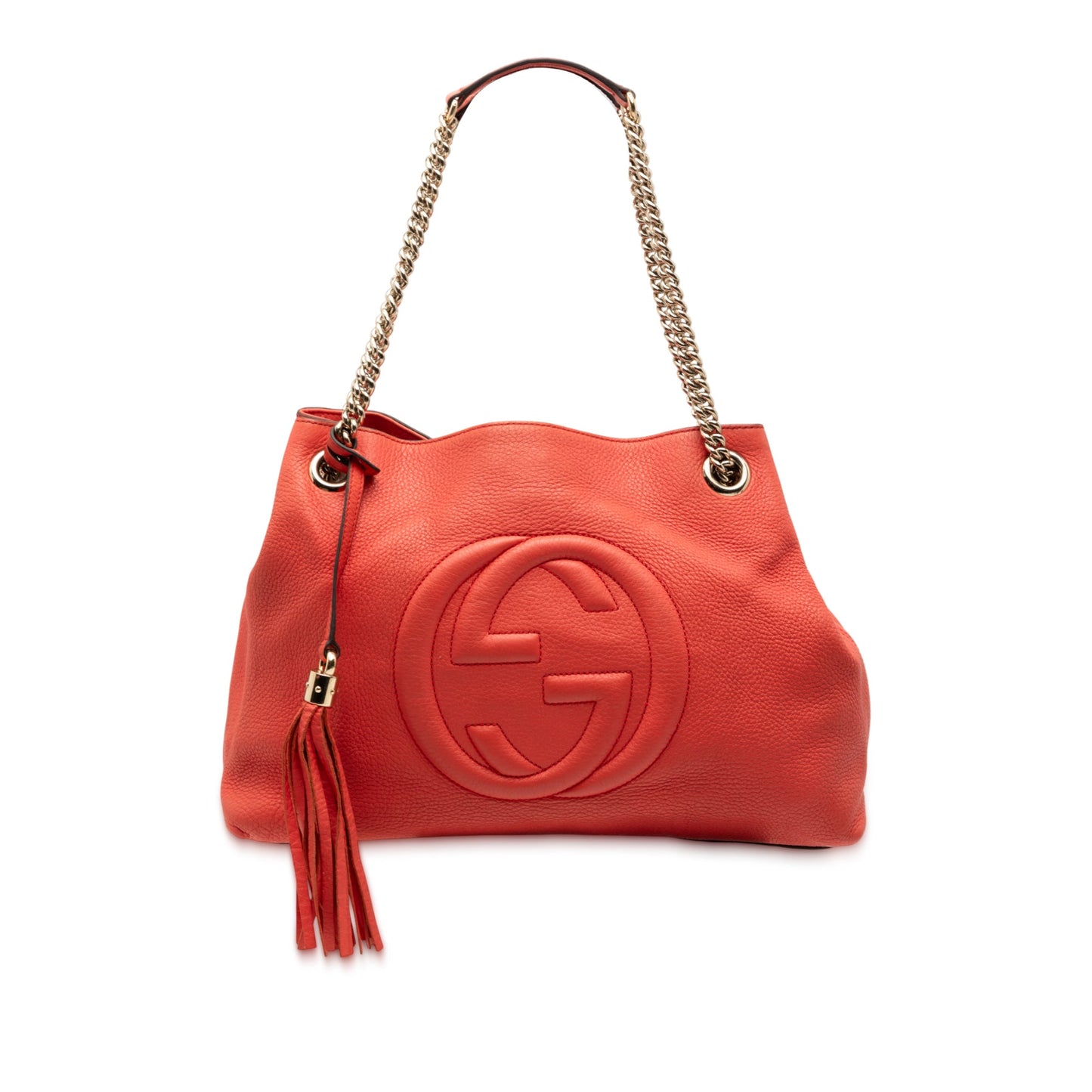 Gucci Medium Leather Soho Chain Tote