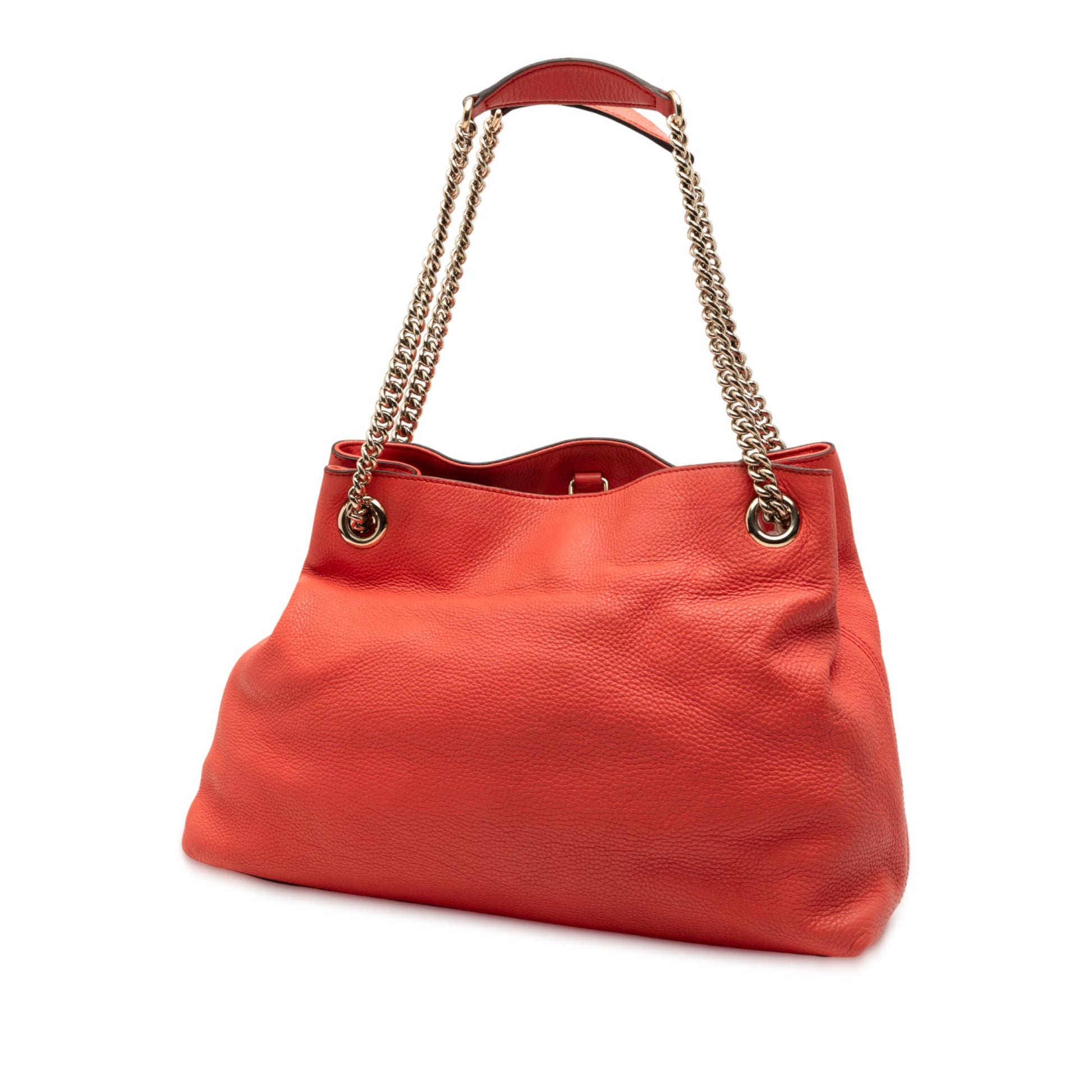 Gucci Medium Leather Soho Chain Tote