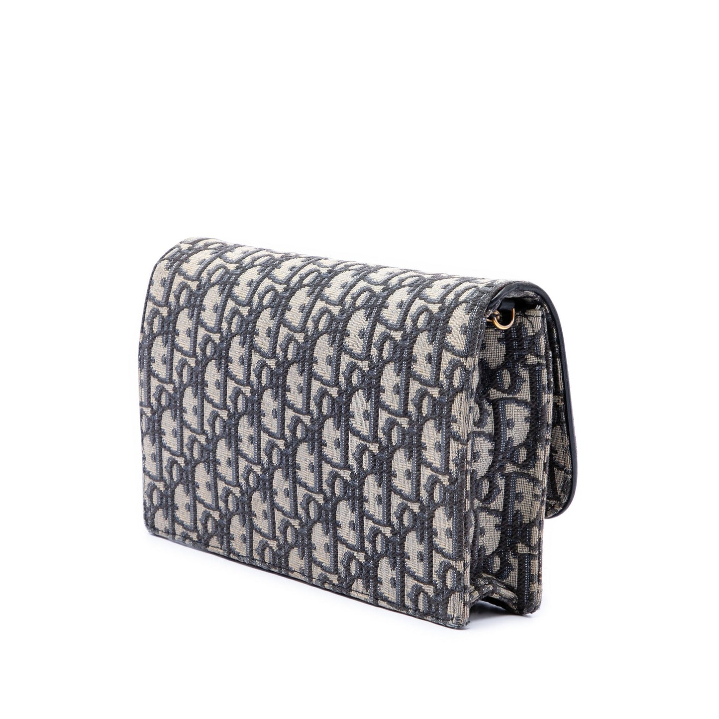 Dior Oblique Canvas Saddle Pouch Wallet on Chain