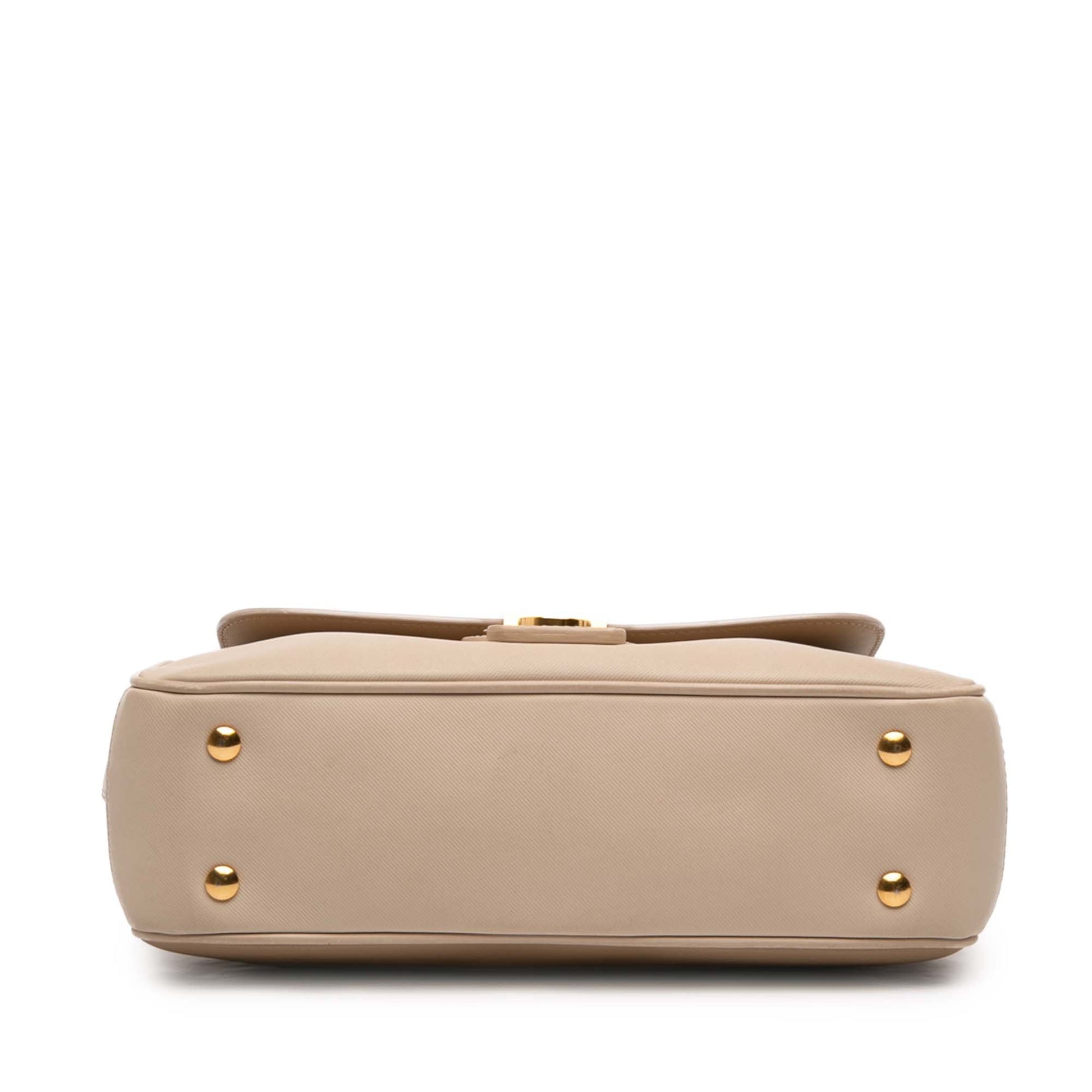 Burberry Medium Tricolor Trench Calfskin DK88 Top Handle Bag