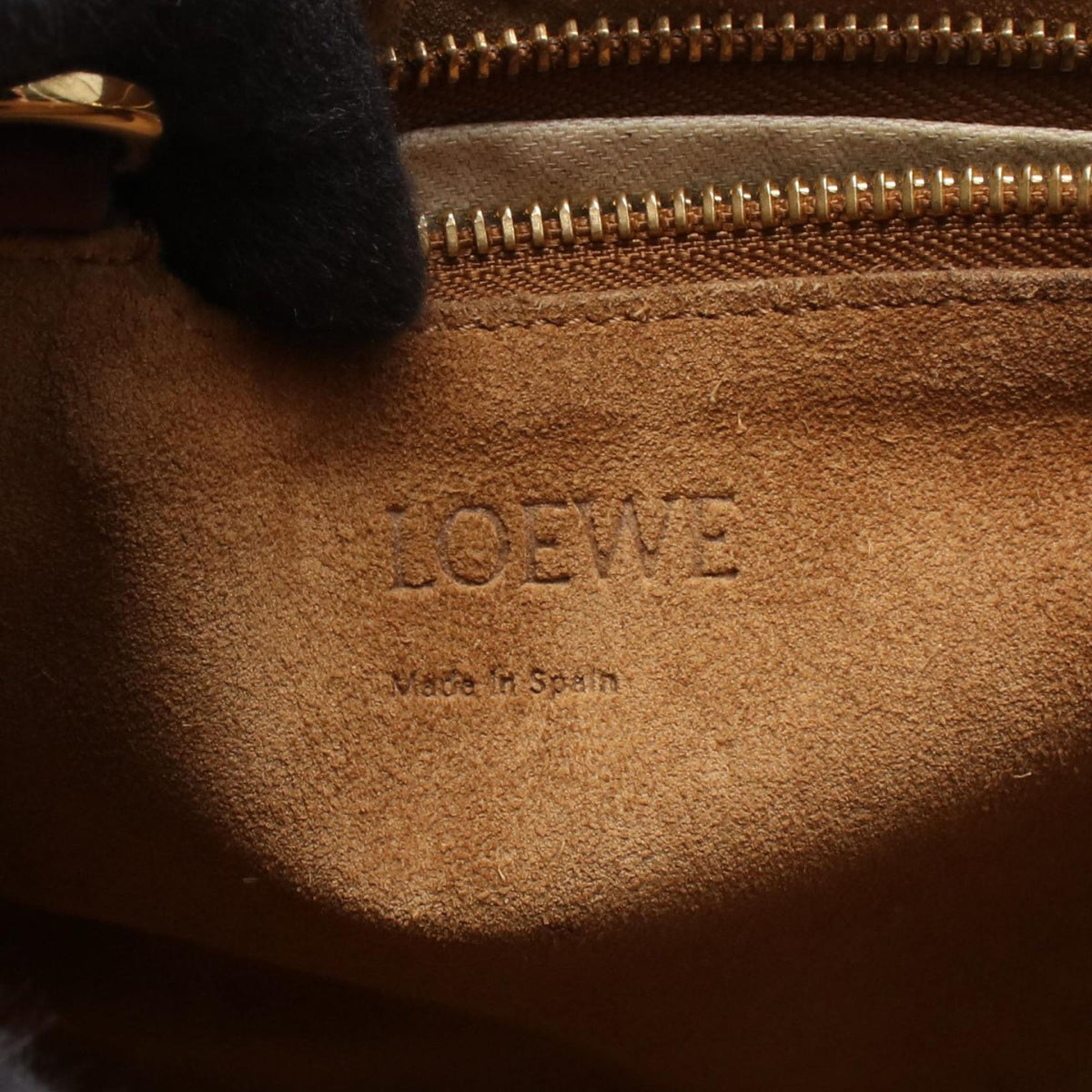 LOEWE Mini Gate Top Handle Satchel — Red