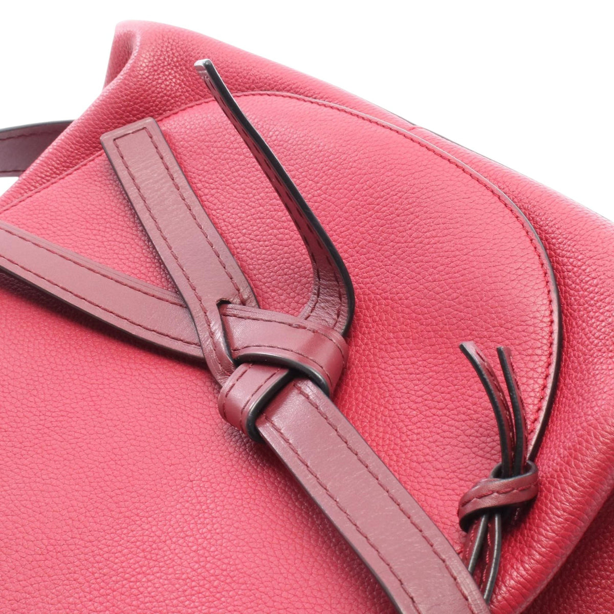 LOEWE Mini Gate Top Handle Satchel — Red
