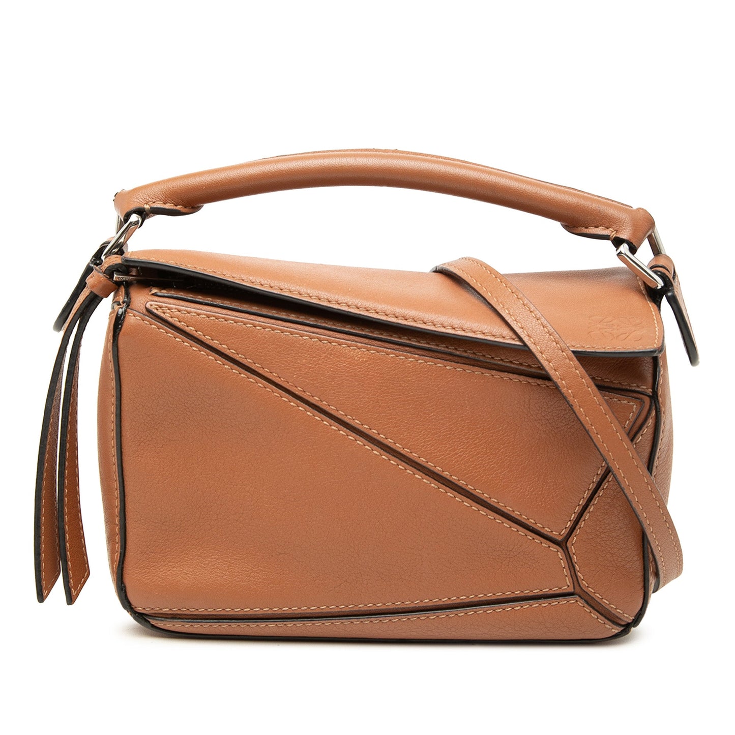 LOEWE Mini Calfskin Puzzle Satchel