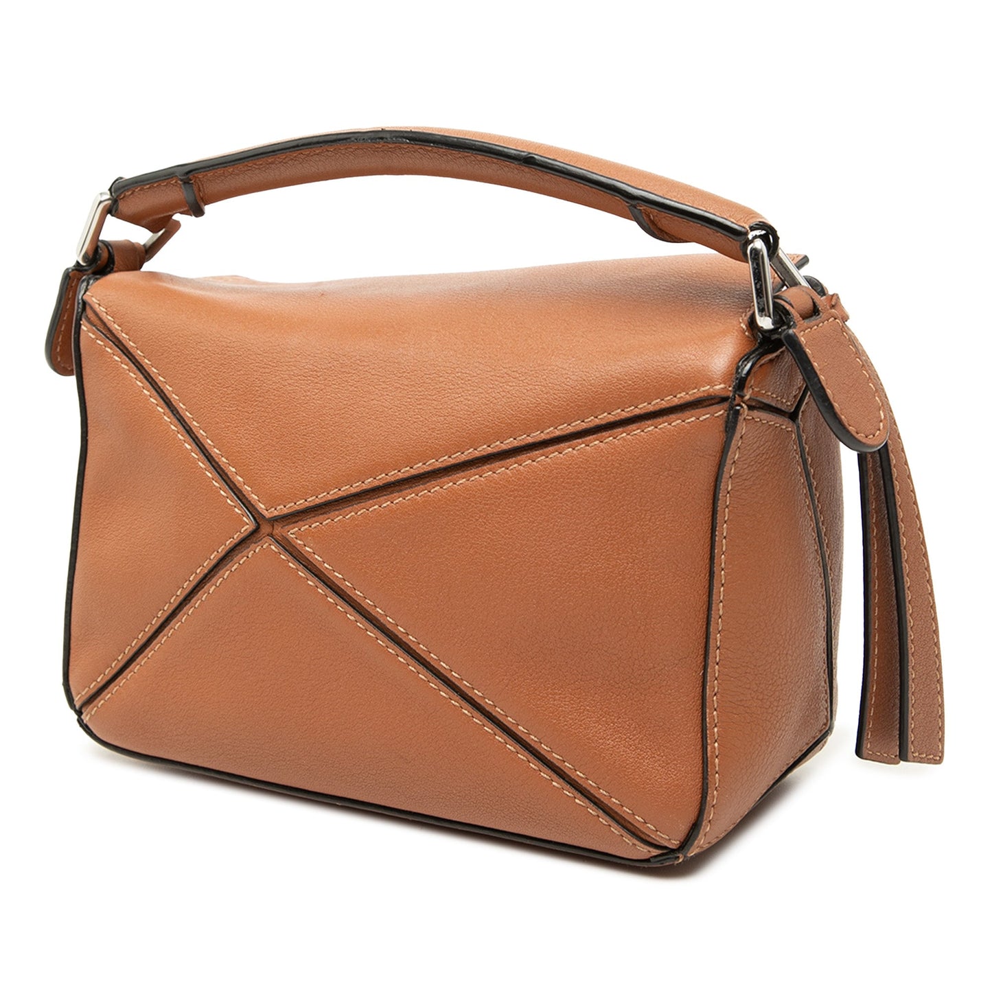 LOEWE Mini Calfskin Puzzle Satchel