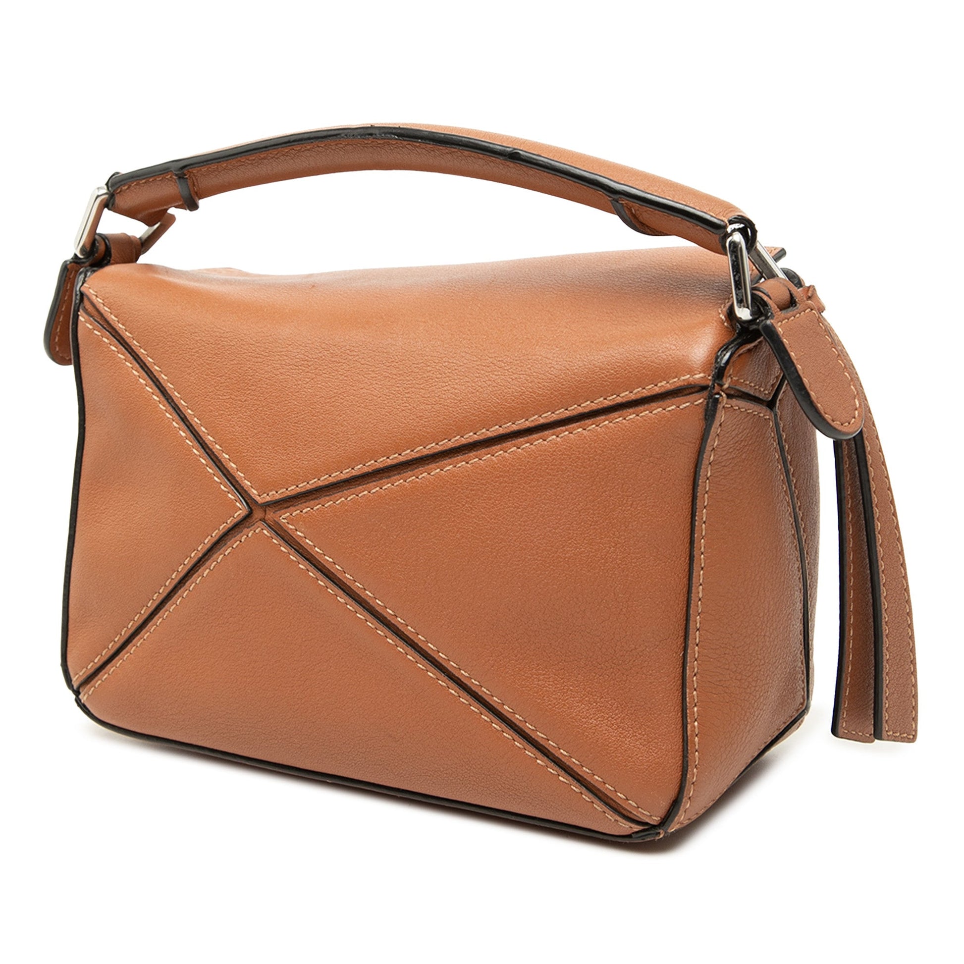 LOEWE Mini Calfskin Puzzle Satchel