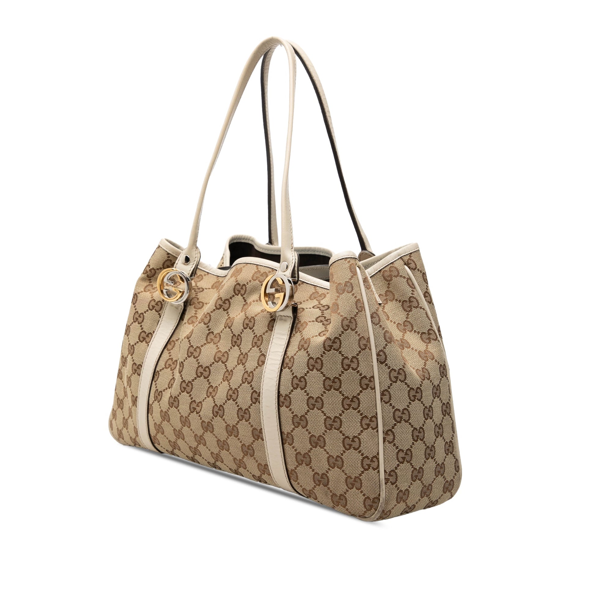 Gucci GG Canvas Twins Tote