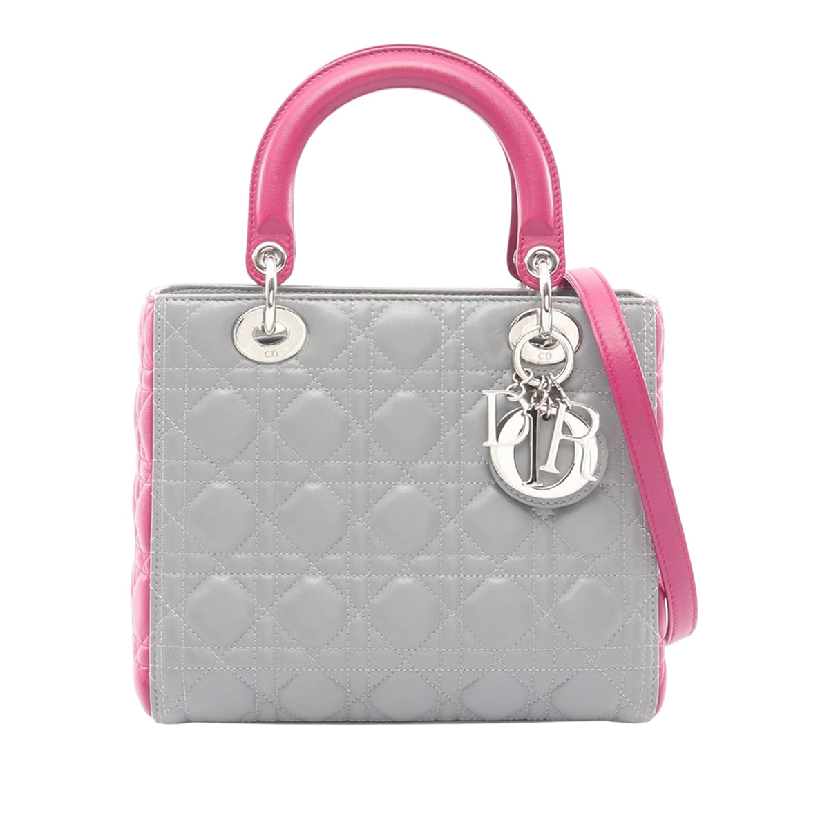 Dior Medium Lambskin Cannage Lady Dior