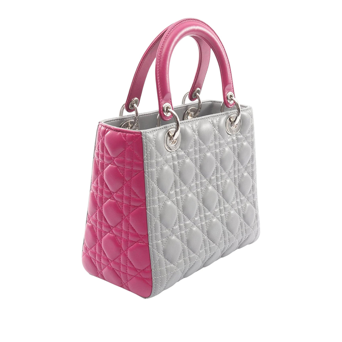 Dior Medium Lambskin Cannage Lady Dior
