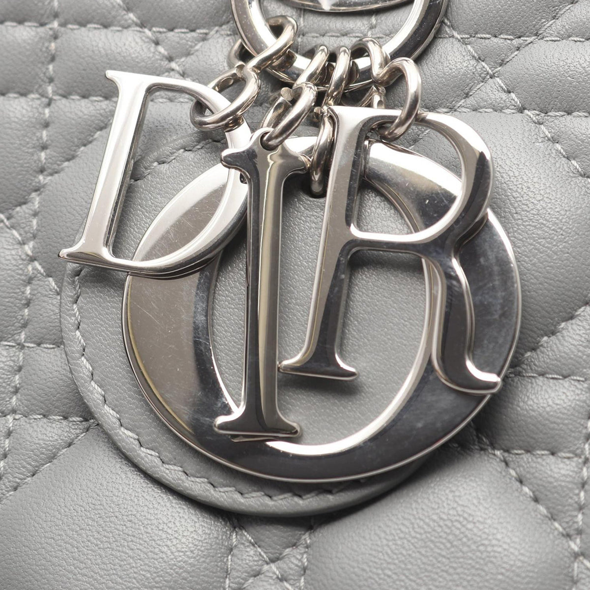 Dior Medium Lambskin Cannage Lady Dior