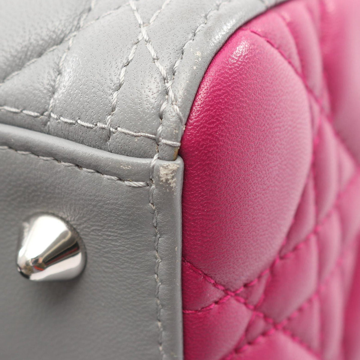 Dior Medium Lambskin Cannage Lady Dior