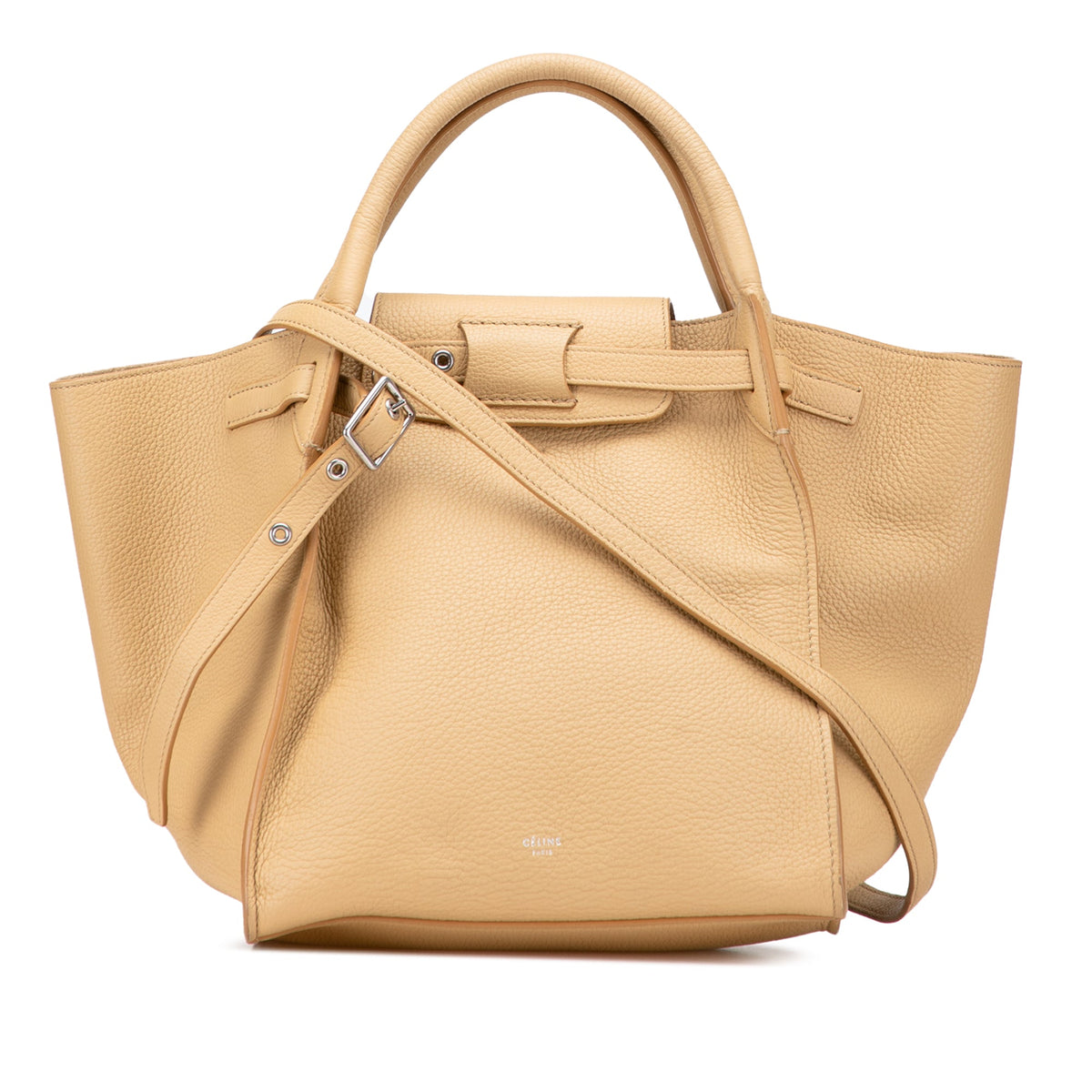 Celine Small Leather Big Bag — Brown