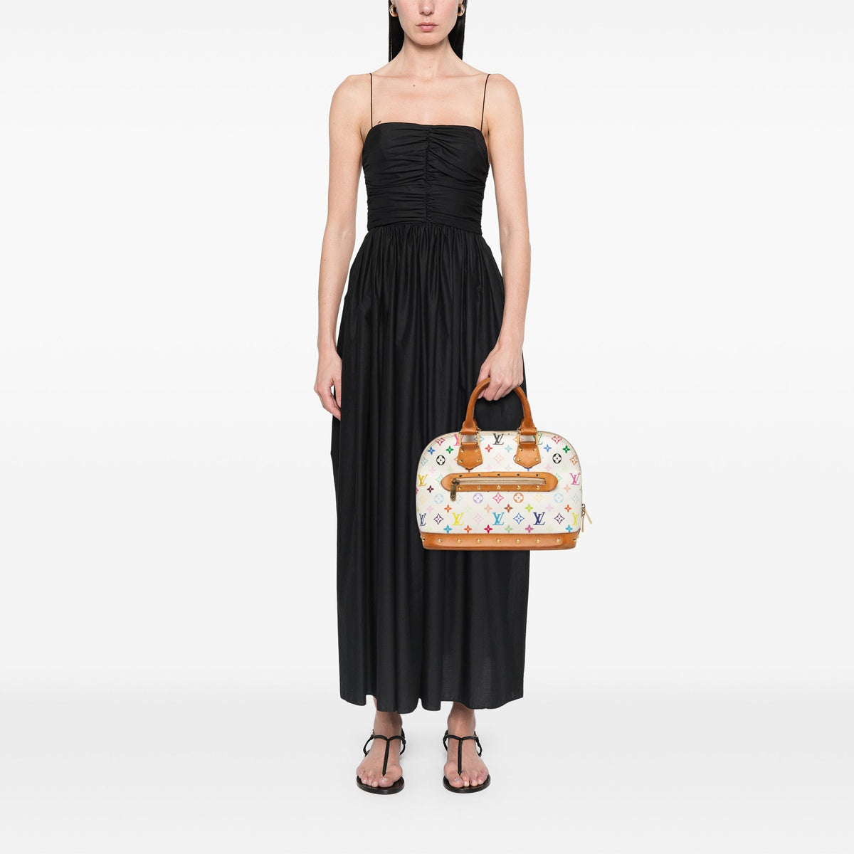 Louis Vuitton Monogram Multicolore Alma PM — White