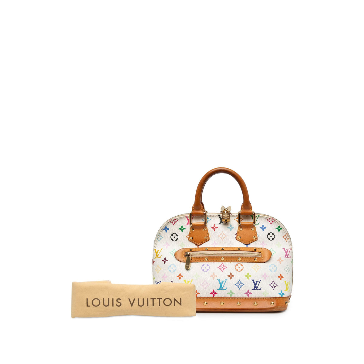 Louis Vuitton Monogram Multicolore Alma PM — White