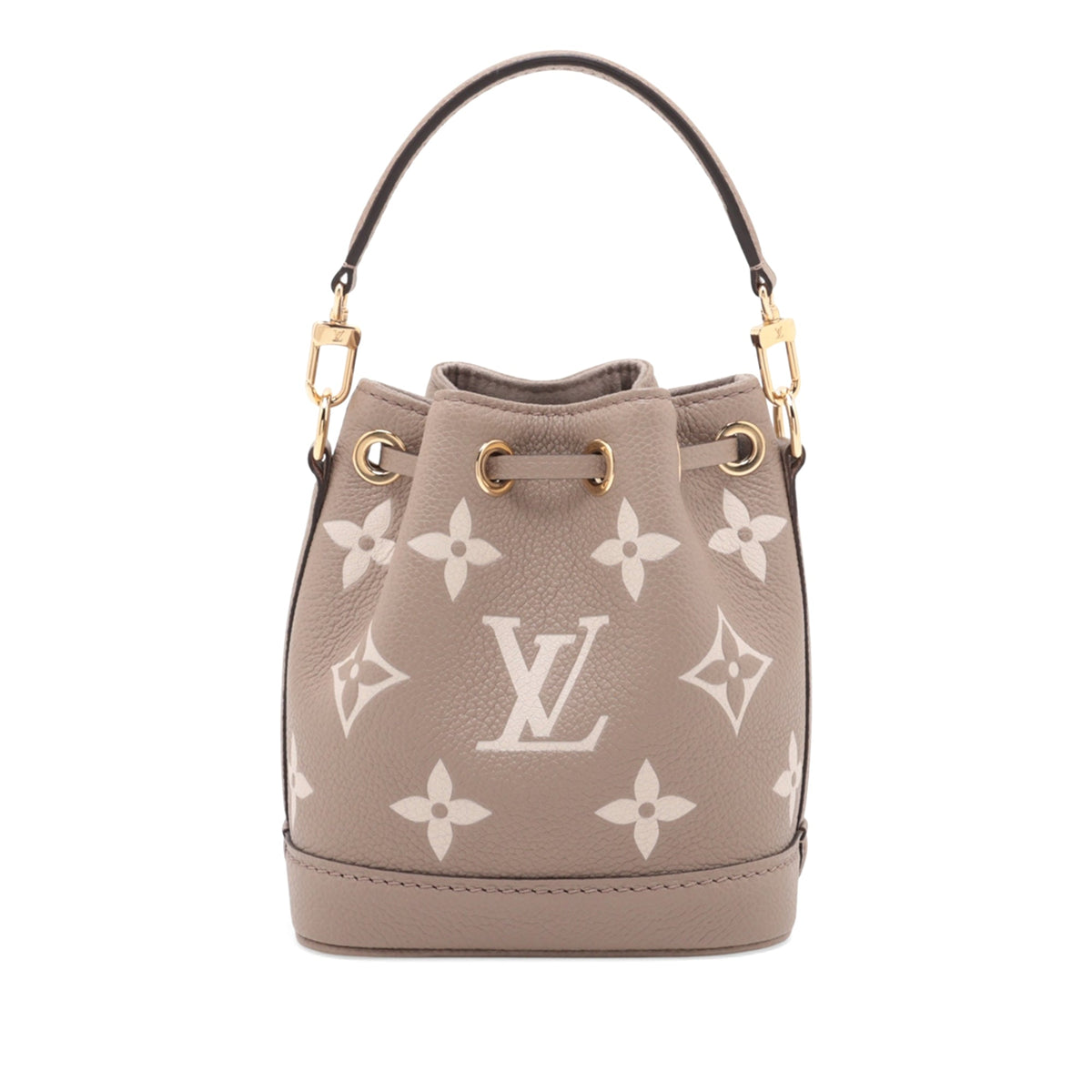 Louis Vuitton Bicolor Monogram Empreinte Nano Noe — Brown