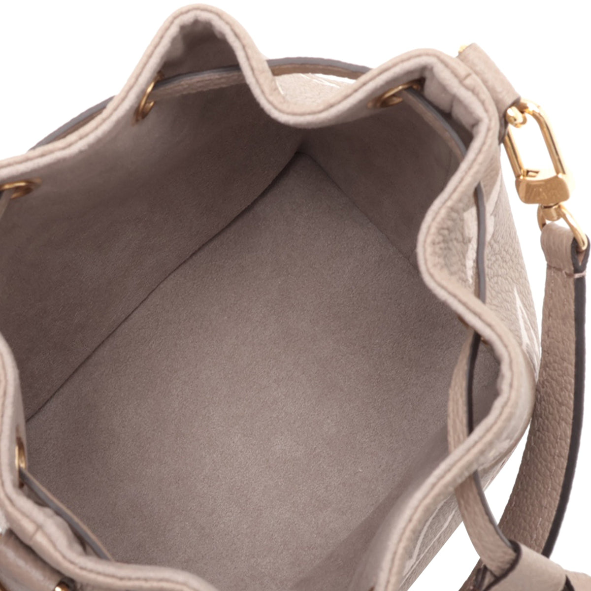 Louis Vuitton Bicolor Monogram Empreinte Nano Noe — Brown
