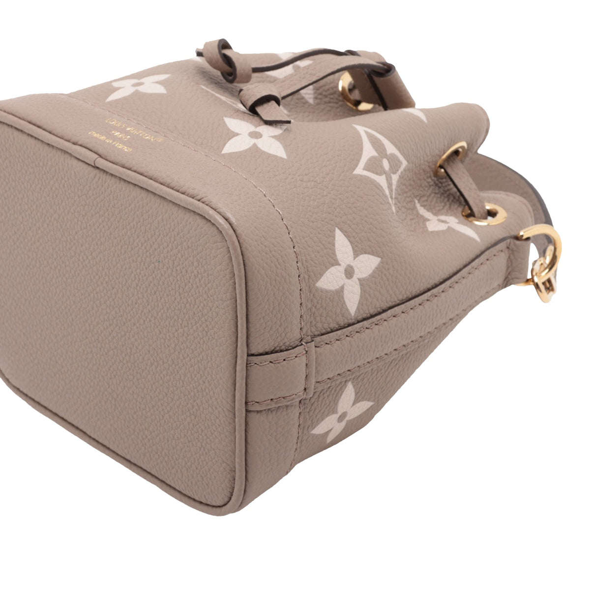 Louis Vuitton Bicolor Monogram Empreinte Nano Noe — Brown