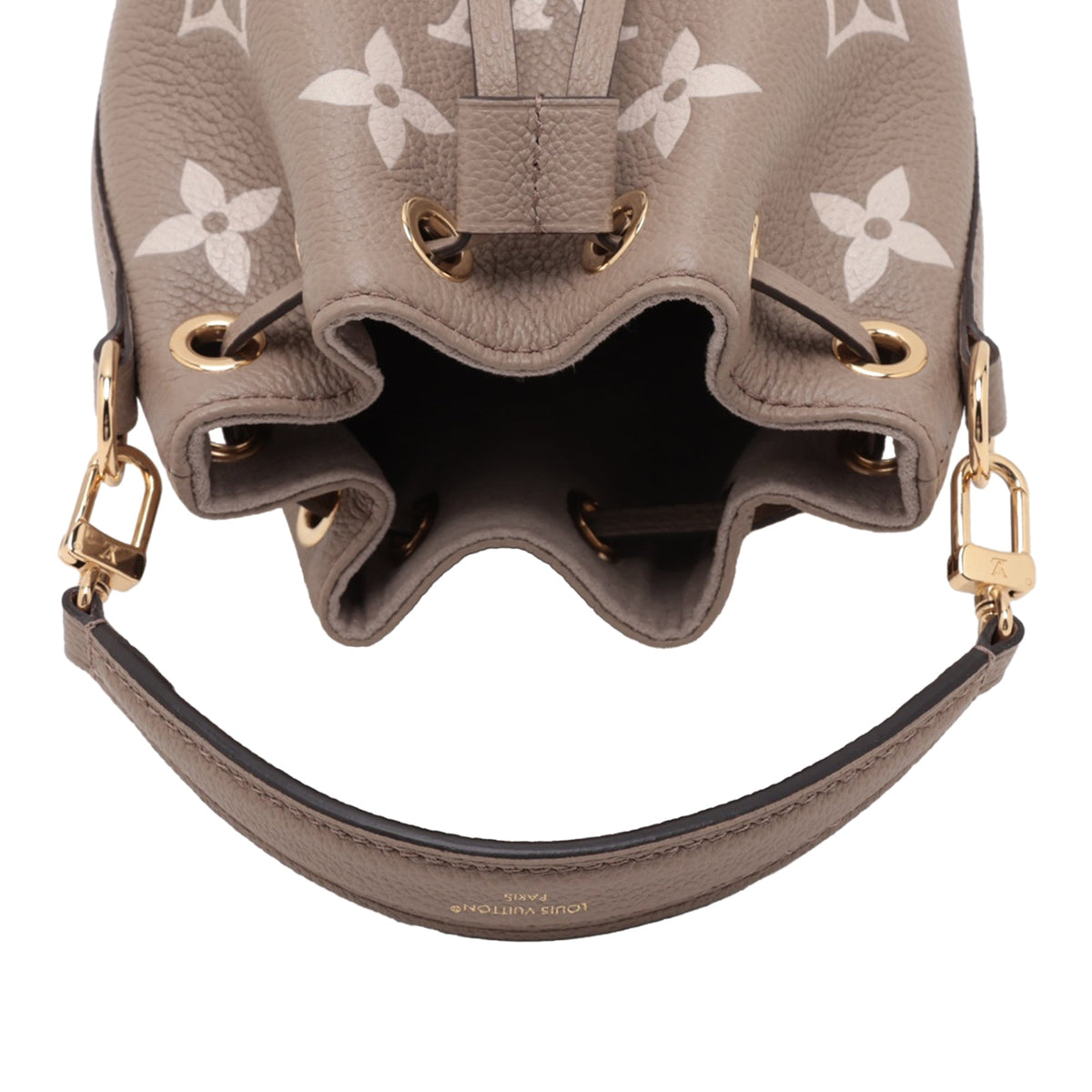 Louis Vuitton Bicolor Monogram Empreinte Nano Noe — Brown