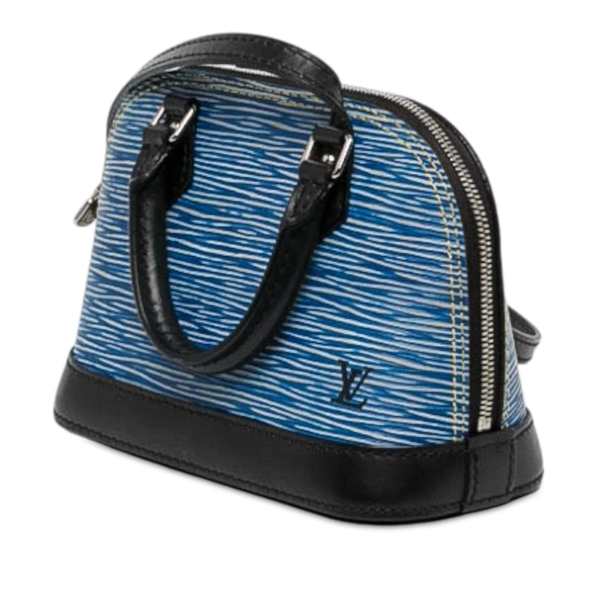Louis Vuitton Epi Denim Nano Alma — Blue