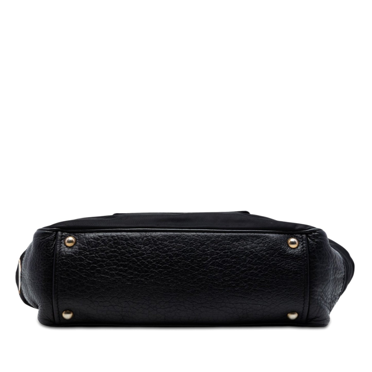 Prada Berlino Trimmed Tessuto Shoulder Bag