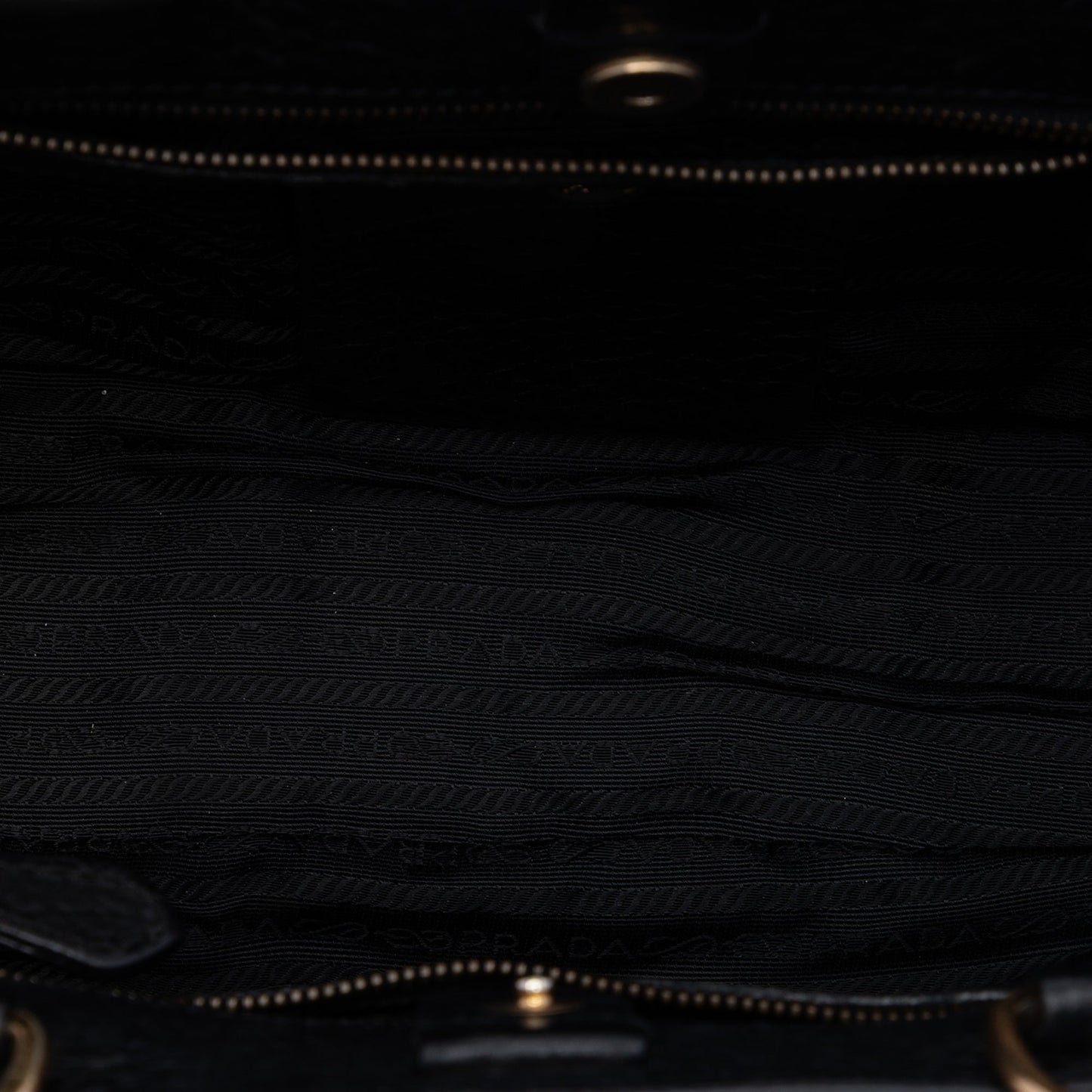 Prada Berlino Trimmed Tessuto Shoulder Bag