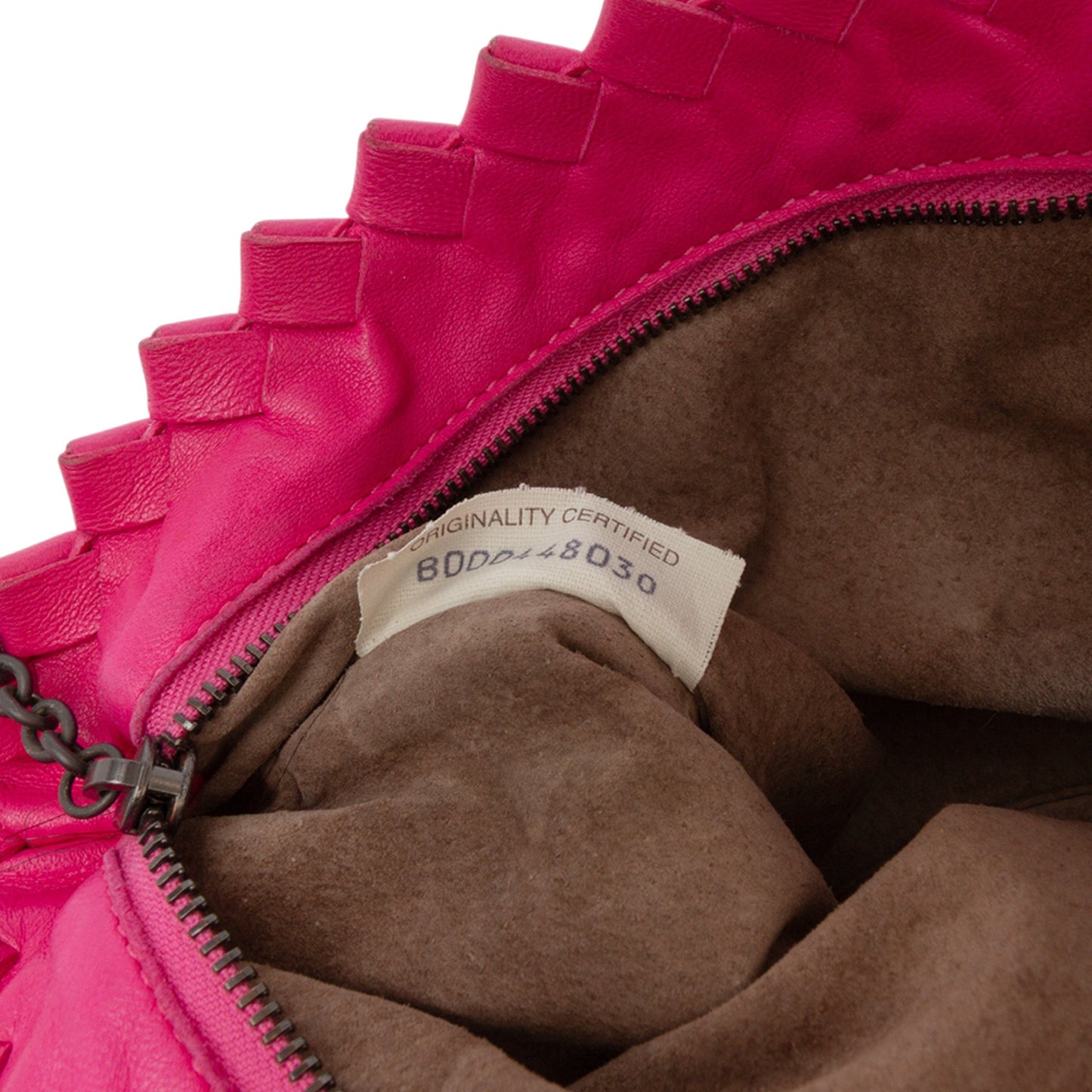 Bottega Veneta Intrecciato Trimmed Bicolor Nappa Clutch